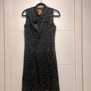 Tory Burch | Black Circle Pattern Dress | Size 8 | Elegant & Versatile